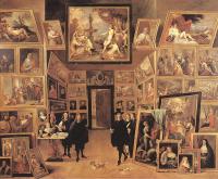 David Teniers the Younger - Archduke Leopold Wilhelm In His Gallery